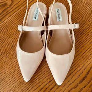 Steve Madden Women's Nude Patent Flats
